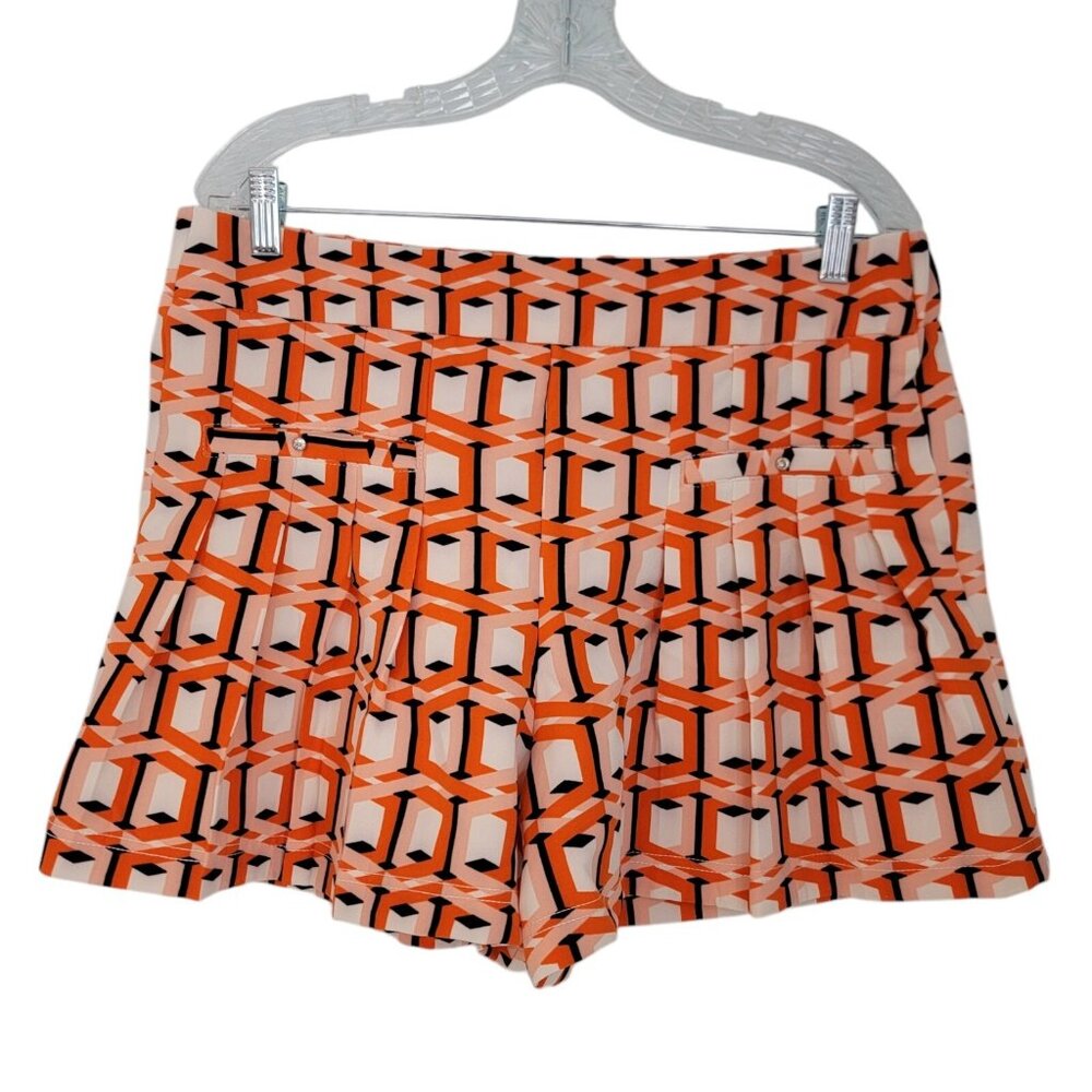 Like an Angel Shorts Stretch Multicolor Geometric Stretch Waist Womens XL NWOT